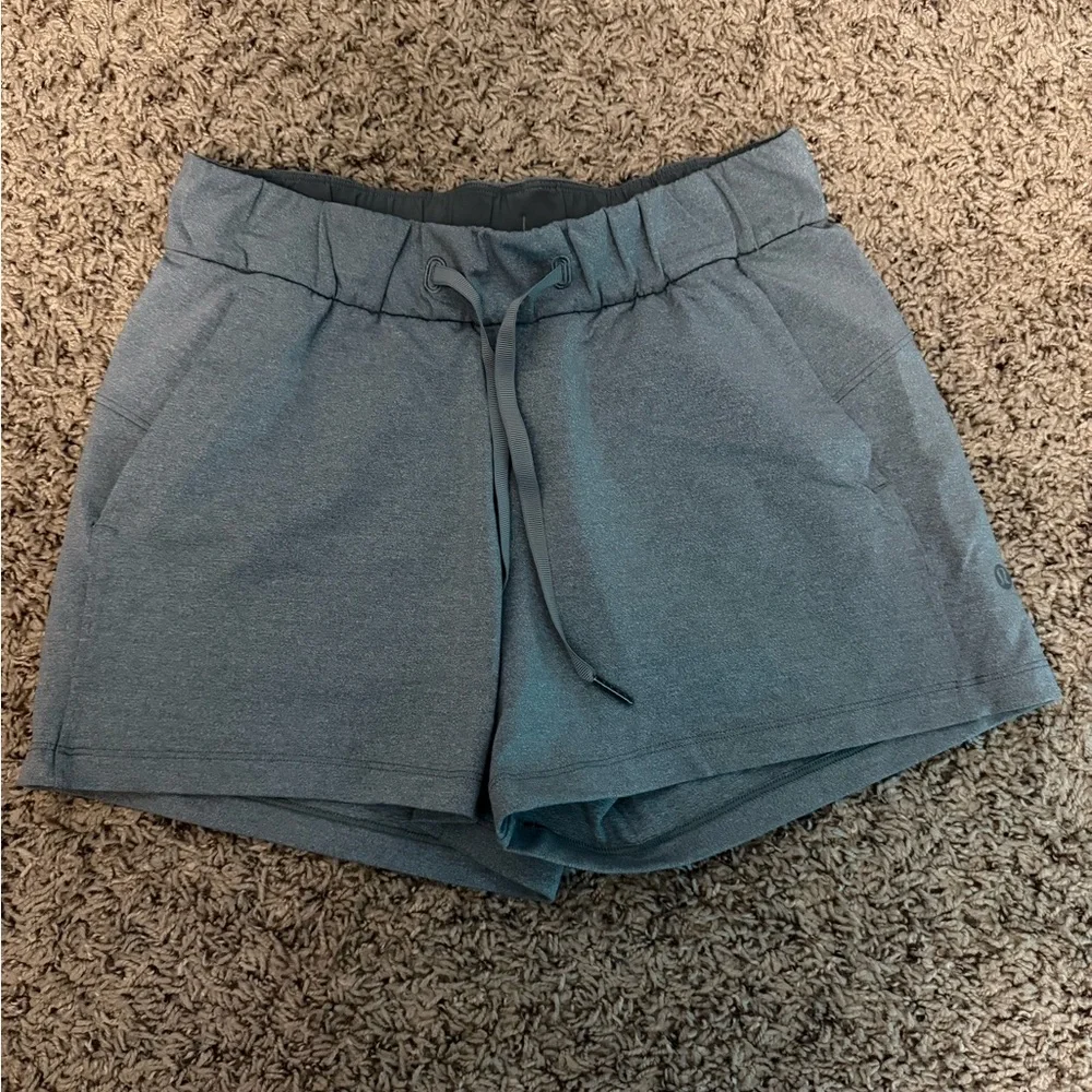Lululemon Athletic Grey Drawstring Shorts
